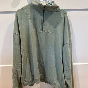 American eagle green quarter zip